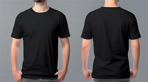 Download Black T-Shirt Mockup Template. Illustration for free | Shirt mockup, Black tshirt ...