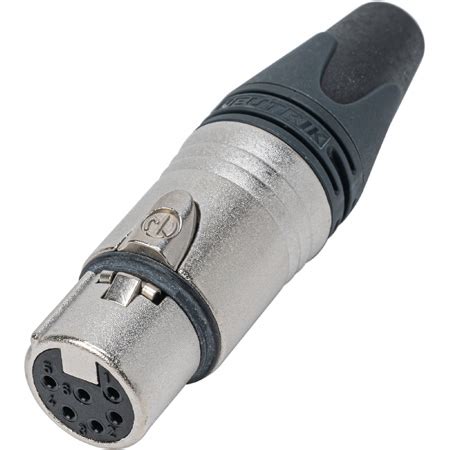 Neutrik Nc Fxx Pole Female Xlr Cable Connector With Nickel Housing