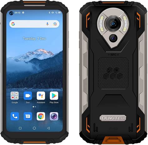 OUKITEL Outdoor Smartphone Ohne Vertrag WP16 10600mAh Akku Handy 20MP