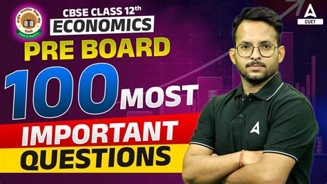 Most Important Questions Of Economics For Pre Board Exams Cbse