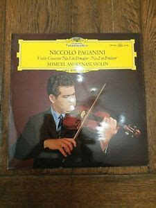 Shmuel Ashkenasi Paganini Violin Concertos No No Dg Slpm