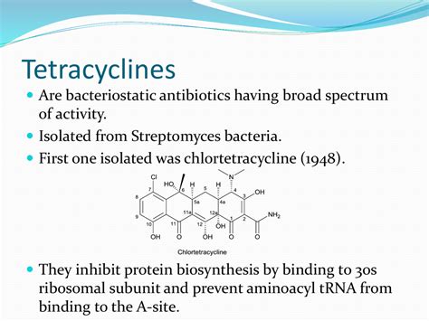 D Tetracyclines