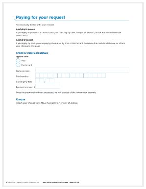 Fillable Online Justice Govt Filing A New Address For Service