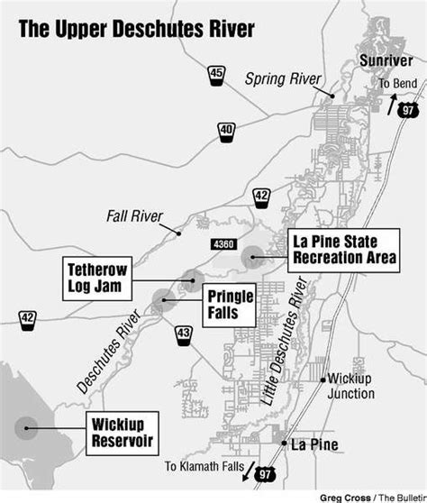 Deschutes River Float Map - Atlanta Georgia Map