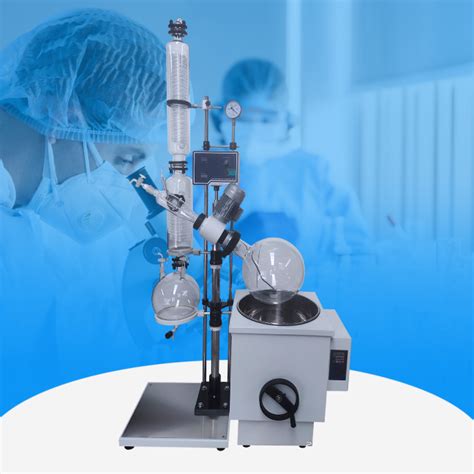 Toption 05l Rotary Evaporator Distillation Built In Automatic Check Valve With Vacuum Pump