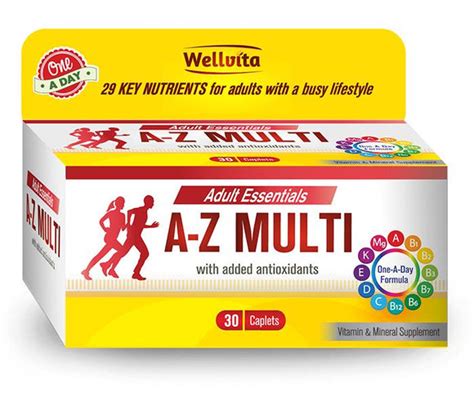 Wellvita A Z Multivitamin Adult Tablets 30 Coachman S Pharmacy