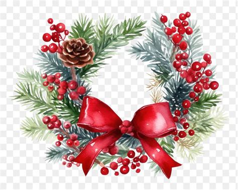 Png Wreath Christmas Plant Celebration Premium Png Rawpixel