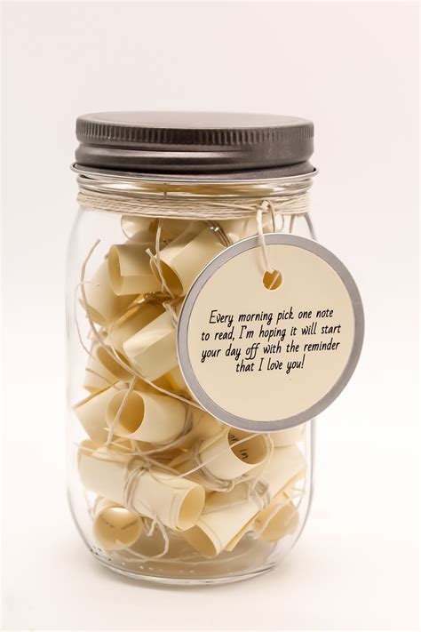 Message Filled Mason Jar Wish Jar Love Etsy