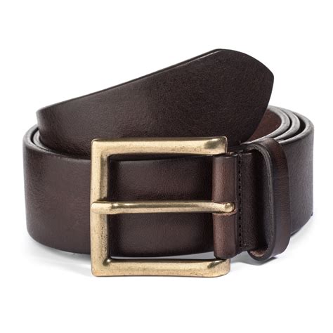 DARK BROWN CASUAL BELT - To Boot New York