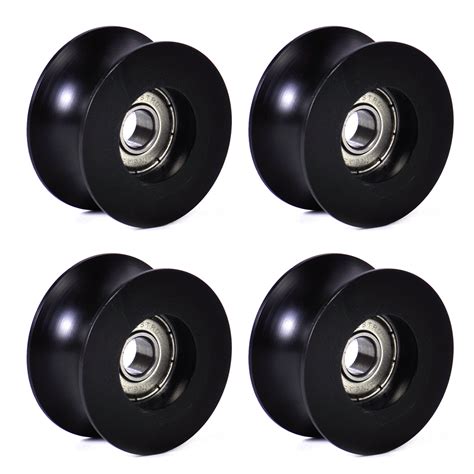 4pcs 8x40x20 7mm U Type Groove Guide Pulley Sealed Rail Ball Bearing