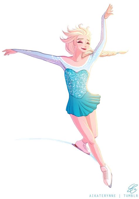 Figure Skater Elsa By Radissonclaire On Deviantart Disney Princess Art Disney Fan Art Disney Art