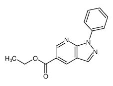 Éster etílico del ácido 1 fenil 1H pirazolo 3 4 b piridin 5