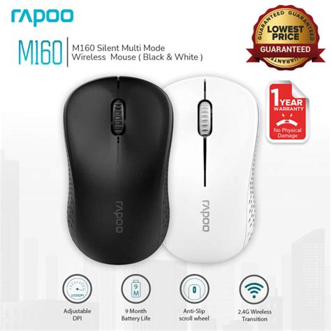 Rapoo M Silent Multi Mode Wireless Mouse Bluetooth And G