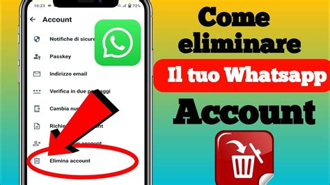 Come Eliminare Definitivamente L Account Whatsapp Nuovo