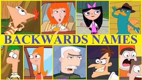 Phineas And Ferb Backwards Names Season 1 Episode 01 Rollercoaster