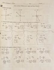 Homework Angles And Their Measure Convert Degrees To Radians