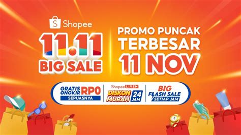 Foto Shopee 1111 Big Sale Akhir Pekan Bersama Penawaran Dan Keseruan