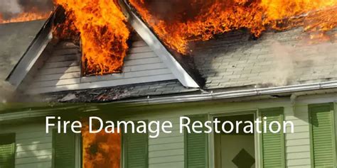 Fire Damage Restoration - Fire & Smoke Damage Cleanup