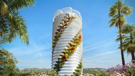 Foster Partners Unveils The Star Tower Wrapped In Lush Spiral