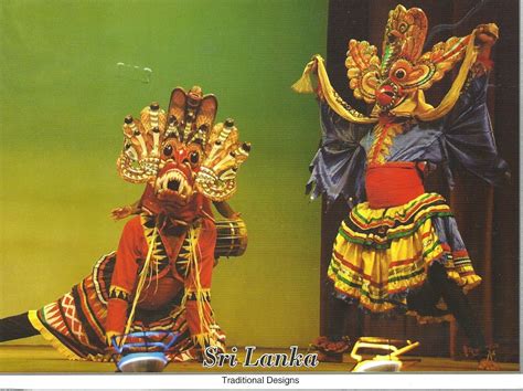 MY POSTCARD-PAGE: SRI LANKA ~ Traditional Designs - Masks