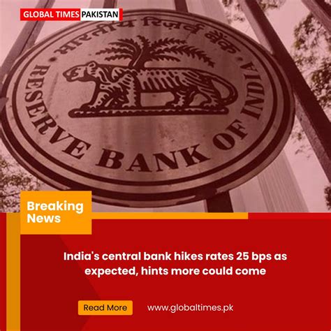 Global Times Pakistan On Twitter Breakingnews Indias Central Bank