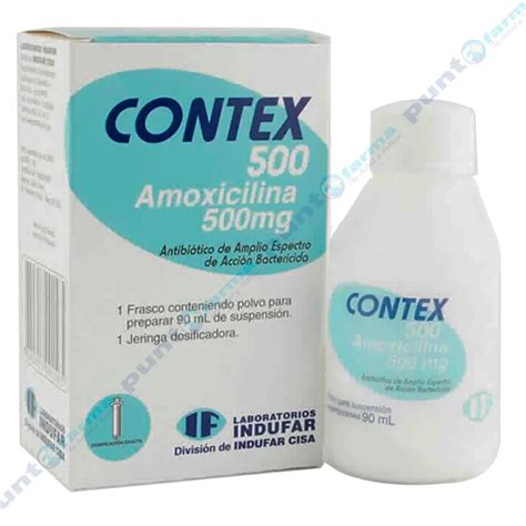 Contex Amoxicilina Mg Suspensi N Ml Punto Farma