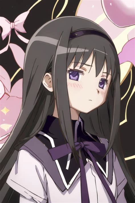 Akemi Homura Puella Magi Madoka Magica V14 Stable Diffusion Lora