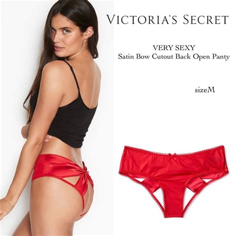 【未使用】【新品】ヴィクトリアシークレット サテンリボンバックオープンパンティ Victoria S Secret セクシーランジェリー ショーツの落札情報詳細 ヤフオク落札価格検索 オークフリー