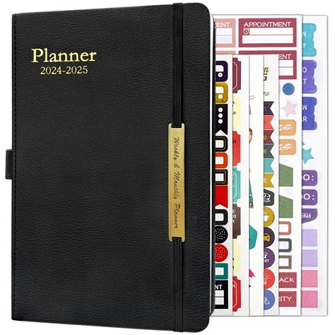 Buy Leather Planner Weekly And Monthly Months Book