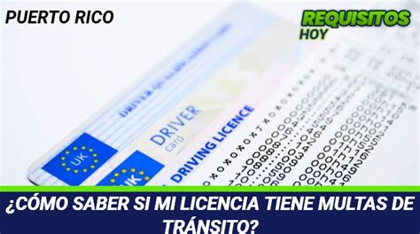 C Mo Saber Si Mi Licencia Tiene Multas De Tr Nsito