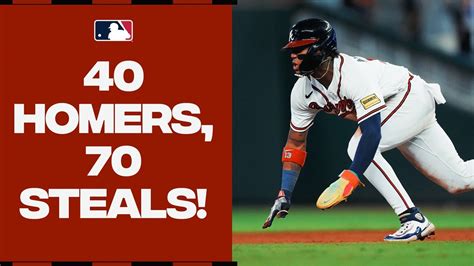 HISTORY Ronald Acuña Jr becomes the first member of the 40 70 club