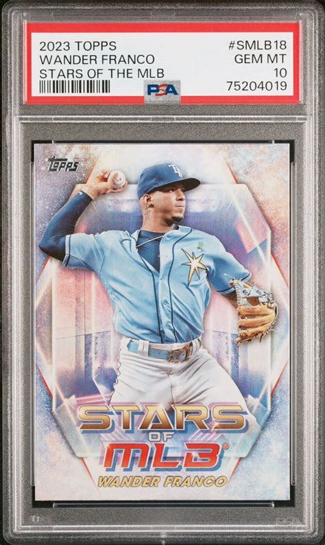 2023 TOPPS Wander Franco STARS OF THE MLB SMLB18 PSA 10 ROOKIE