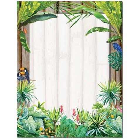 Jungle Letterhead Laser & Inkjet Printer Paper, 100 Sheets - Walmart ...