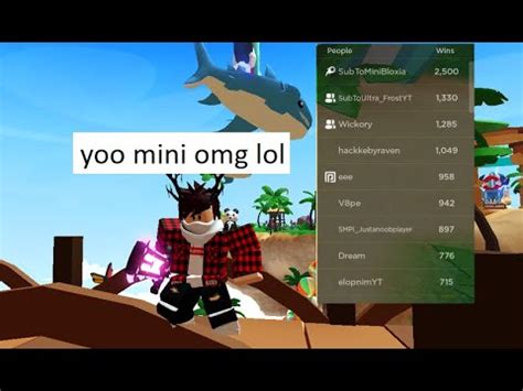 Minibloxia Joined Me And This Happen In Roblox Bedwars Youtube