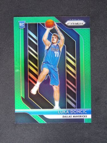 Panini Prizm Luka Doncic Rc Rookie Green Ebay