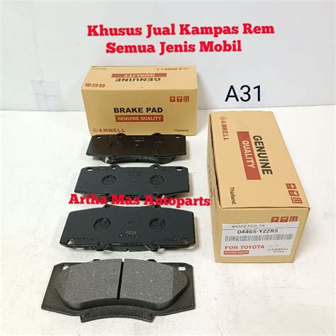 Jual KAMPAS REM DEPAN FORTUNER NEW TRD VNT BRAKE PAD FORTUNER NEW TRD