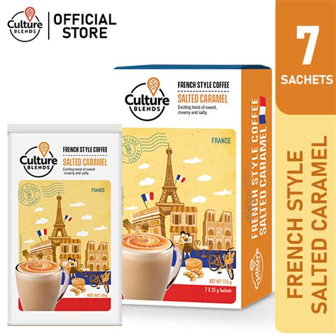 Culture Blends Salted Caramel Coffee 25g X 7 Sachets Shopee Philippines