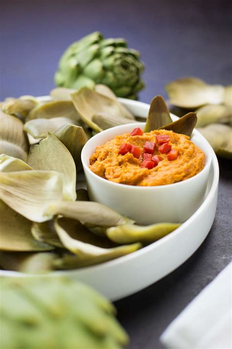 Artichoke And Roasted Red Pepper Dip Recipe Roasted Red Pepper Dip