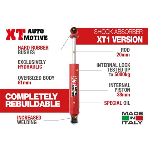 Ammortizzatore Xt Automotive Per Toyota Lj Kzj Faro Quadro Posteriore