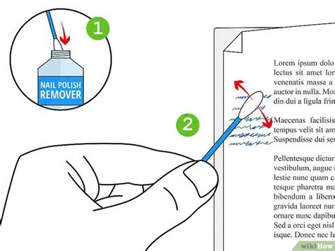 3 Formas De Limpar Tinta De Um Papel WikiHow