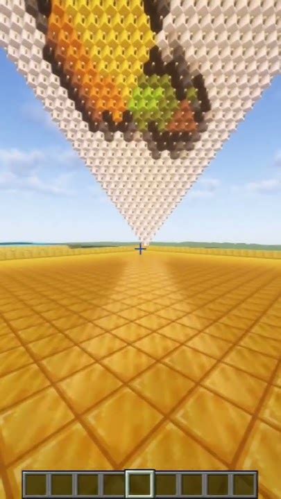 Satisfying Minecraft Falling Sand Art Banana 🍌 Shorts Viral Banana Youtube