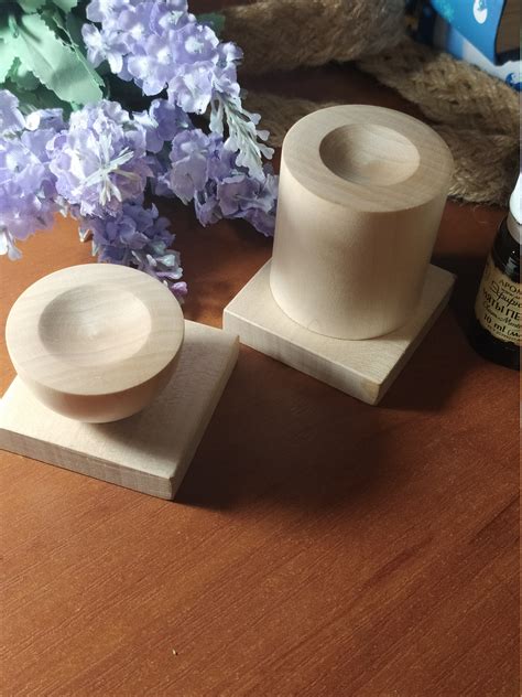 Wooden Essential Oil Diffusers The Set Of Hemispherical And Etsy