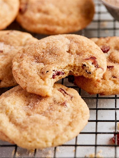 Soft And Chewy Cranberry Orange Snickerdoodles Tutti Dolci Baking Recipes