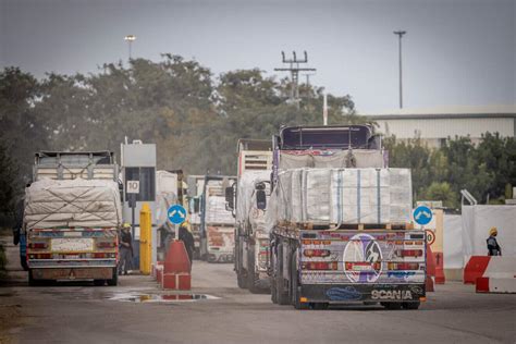 IDF introduces new security measures to protect Gaza aid trucks - JNS.org