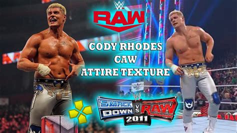 Cody Rhodes Raw Attire Texture Caw Svr By Nico