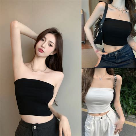 Áo Ống Nữ Dáng Croptop Thun Tăm Lửng Áo Bra Quây Trơn Basic Siêu Hot Ms