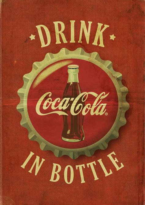 Coca Cola ® Vintage Posters On Behance Coca Cola Poster Coca Cola