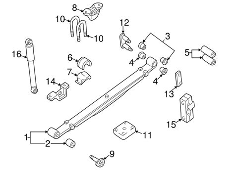 1998 2004 Nissan OEM NEW 1998 2004 Nissan Frontier Xterra SE Leaf