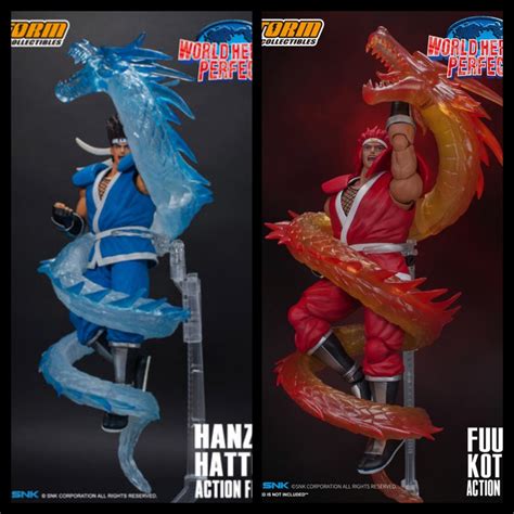 WORLD HEROES PERFECT HANZO HATTORI FUUMA KOTARO STORM COLLECTIBLES SNK ...