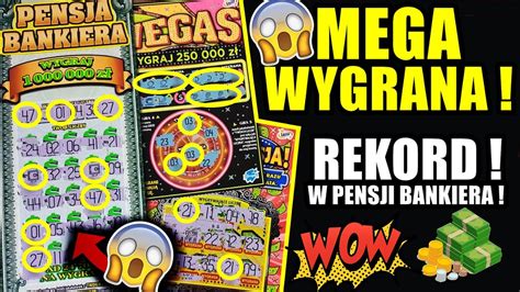 Zdrapki Lotto Mega Wygrana Najwi Ksza Wygrana W Zdrapce Pensja